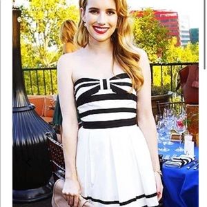 👒 Silk Kate Spade New York 'Mirabelle' Strapless Cocktail Dress GUC